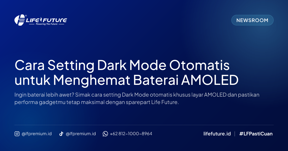 Cara Setting Dark Mode Otomatis untuk Menghemat Baterai AMOLED