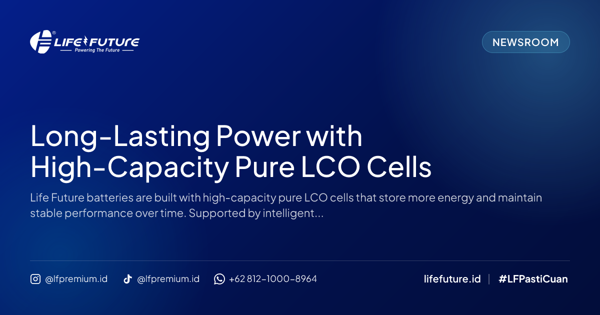 Long-Lasting Power with High-Capacity Pure LCO Cells