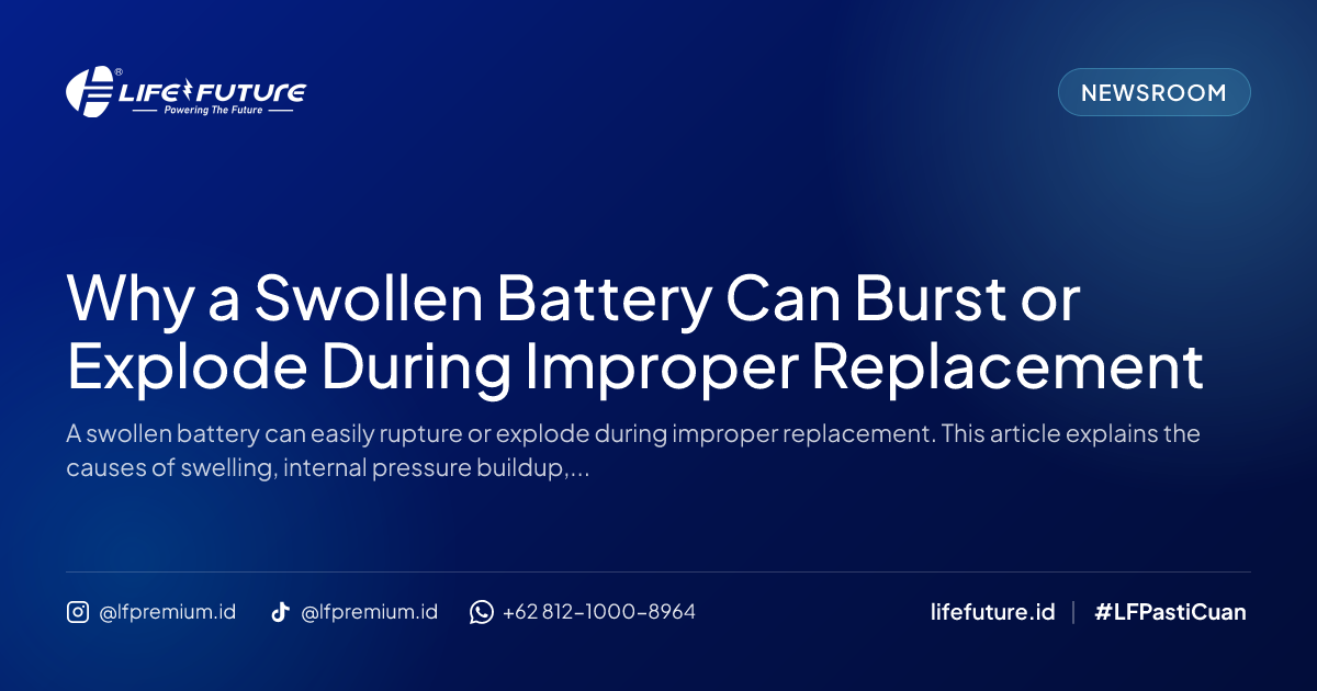 Why a Swollen Battery Can Burst or Explode During Improper Replacement