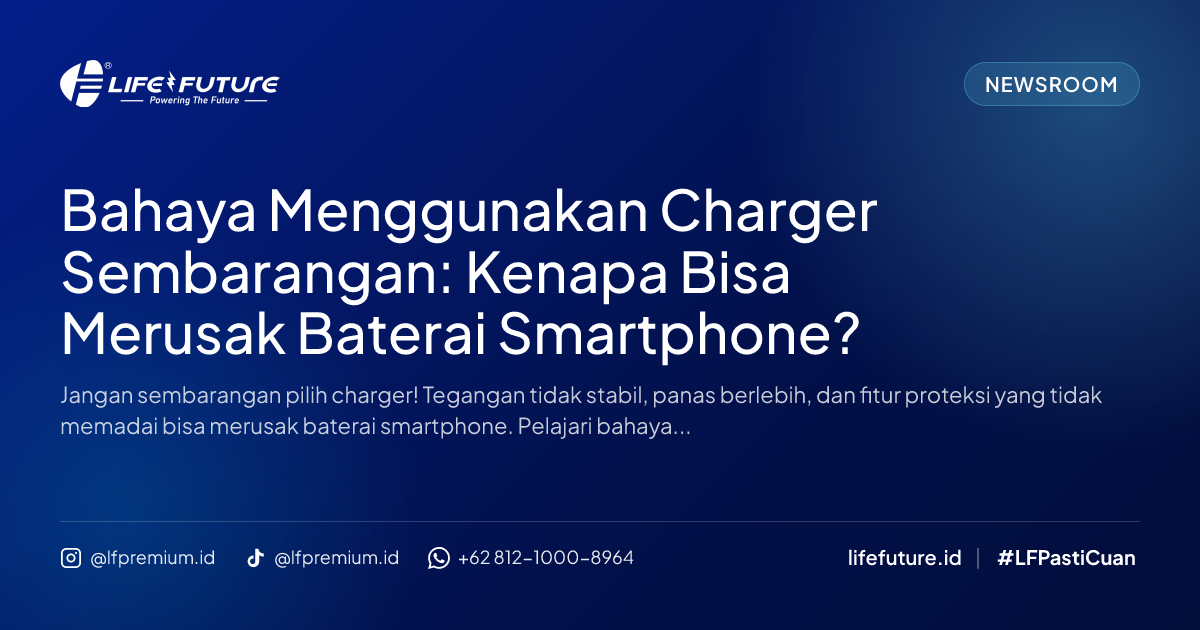 Bahaya Menggunakan Charger Sembarangan: Kenapa Bisa Merusak Baterai Smartphone?